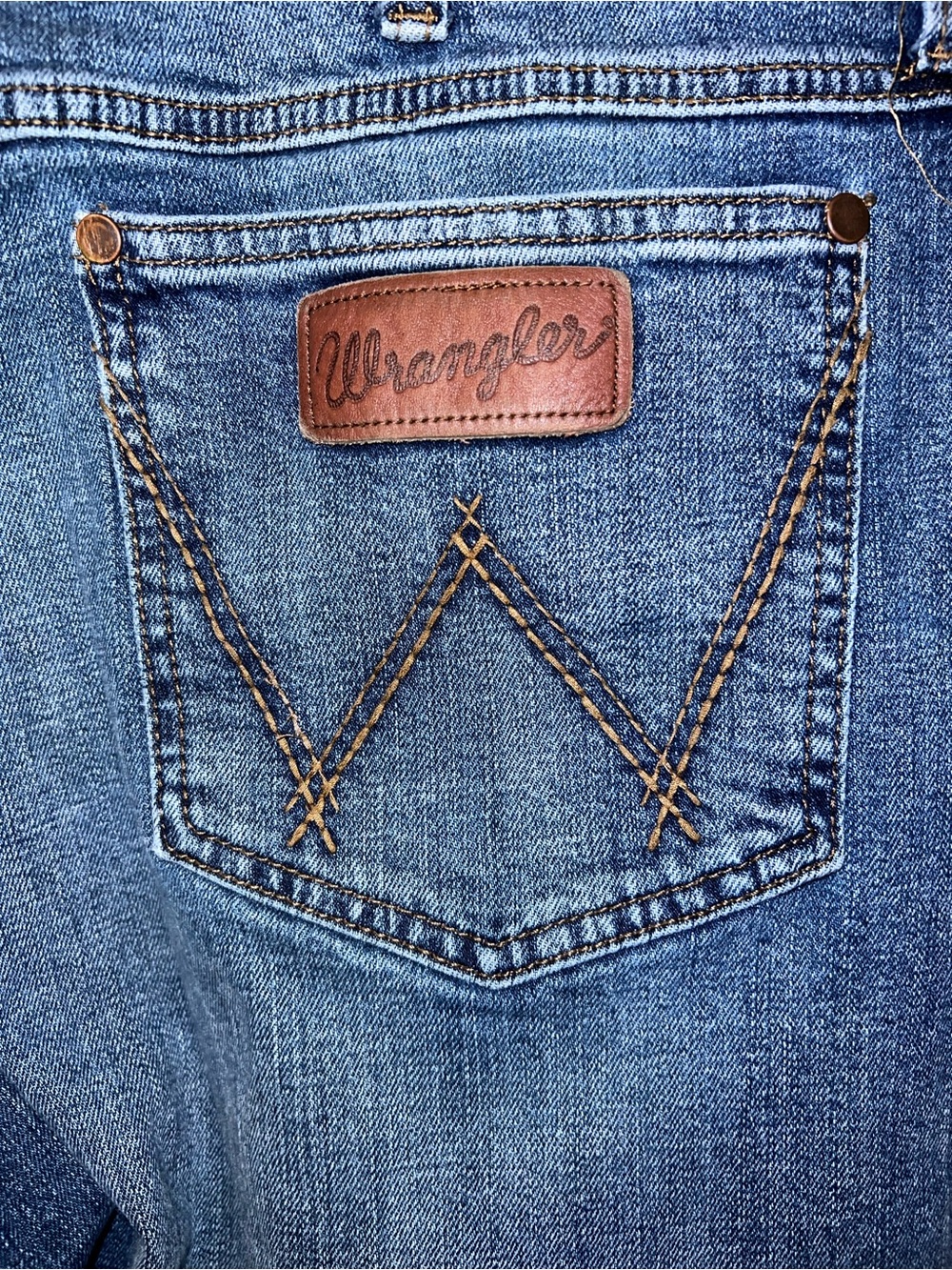 Wrangler Retro Men’s 33x32 Relaxed Bootcut Jeans Harris Wash
